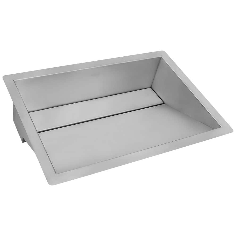 Ruvati Ariaso 20 in. x 14 in. Undermount Bathroom Sink in Stainless Steel with Drain (3)