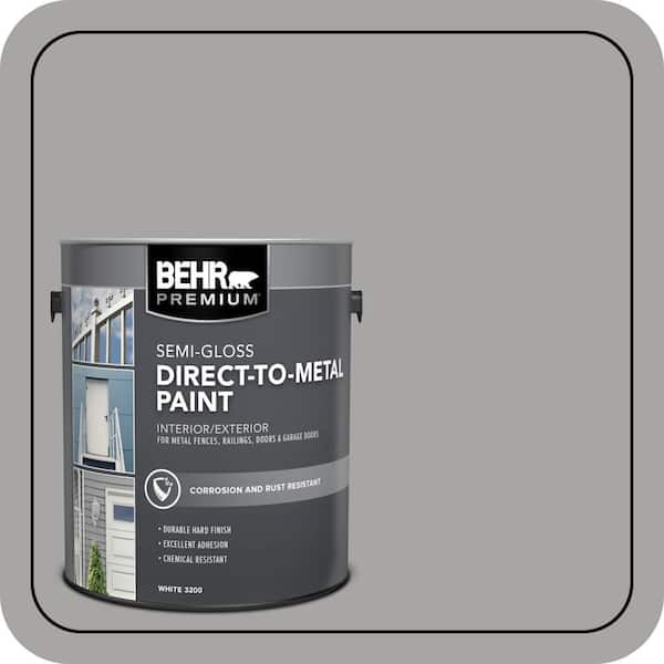 BEHR PREMIUM 1 gal. #PPU26-07 Smokey Wings Semi-Gloss Direct to Metal Interior/Exterior Paint (2)