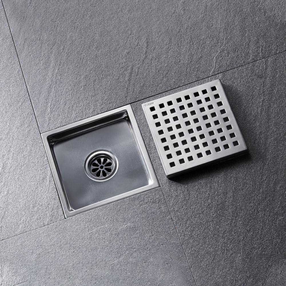 Tahanbath 6 inch Grid Shower Floor Drain (3)