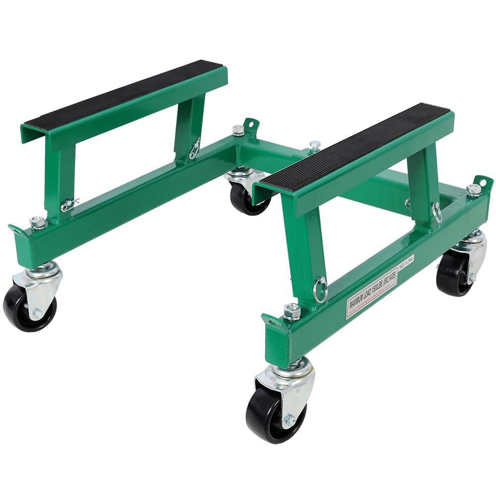 Unbranded Green 1500 lb. Motorcycle Engine Cradle Dolly (2)
