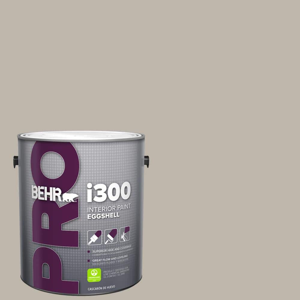 BEHR PRO 1 gal. #HDC-CT-21 Grey Mist Eggshell Interior Paint