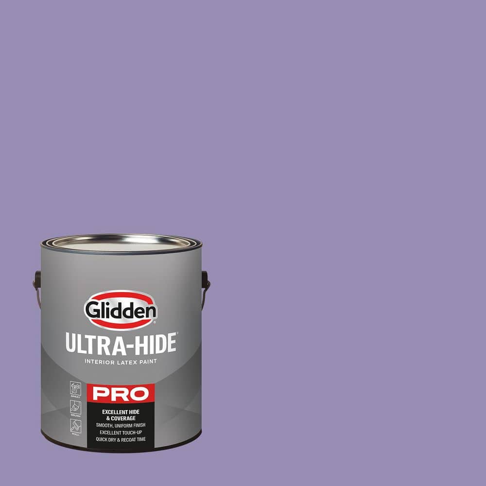 Glidden Ultra-Hide 1 gal. PPG1175-5 French Violet Satin Interior Paint