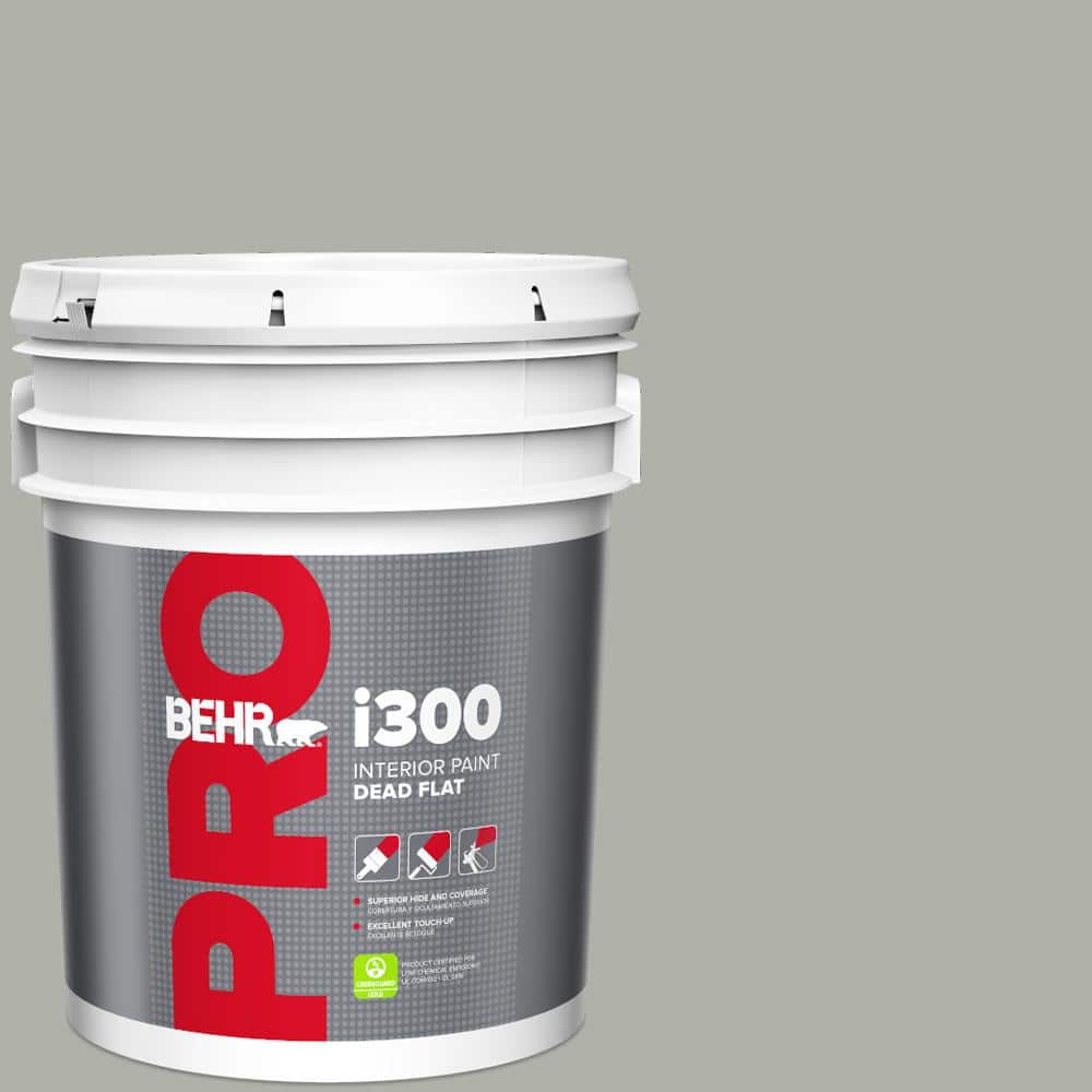 BEHR PRO 5 gal. #BNC-06 Urban Putty Dead Flat Interior Paint