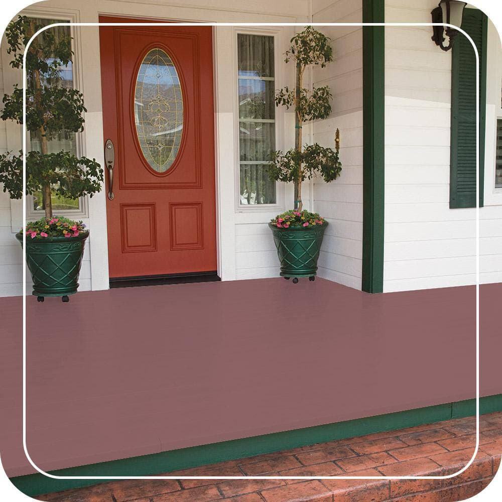 BEHR PREMIUM #S130-5 Low-Lustre Enamel Interior/Exterior Porch and Patio Floor Paint (2)