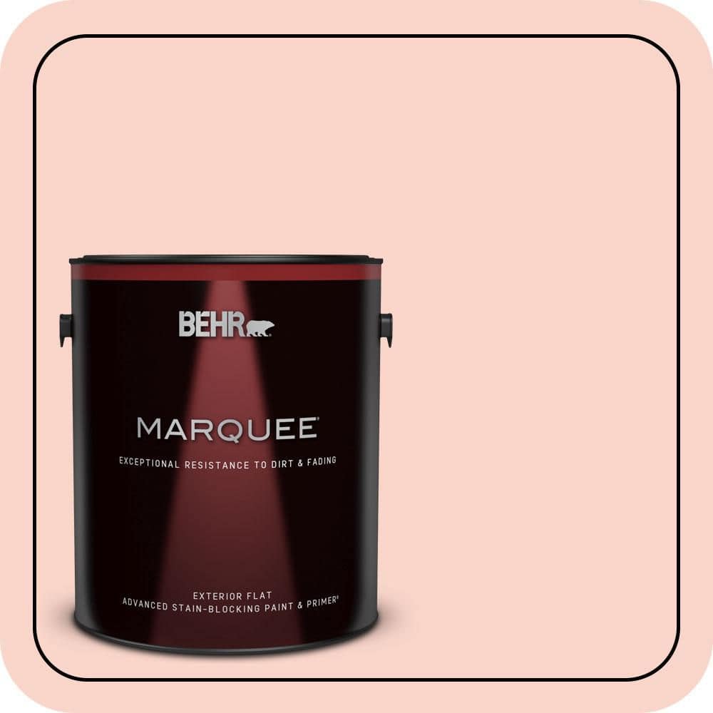 BEHR MARQUEE 1 gal. #P180-1 Deco Shell Flat Exterior Paint & Primer (1)