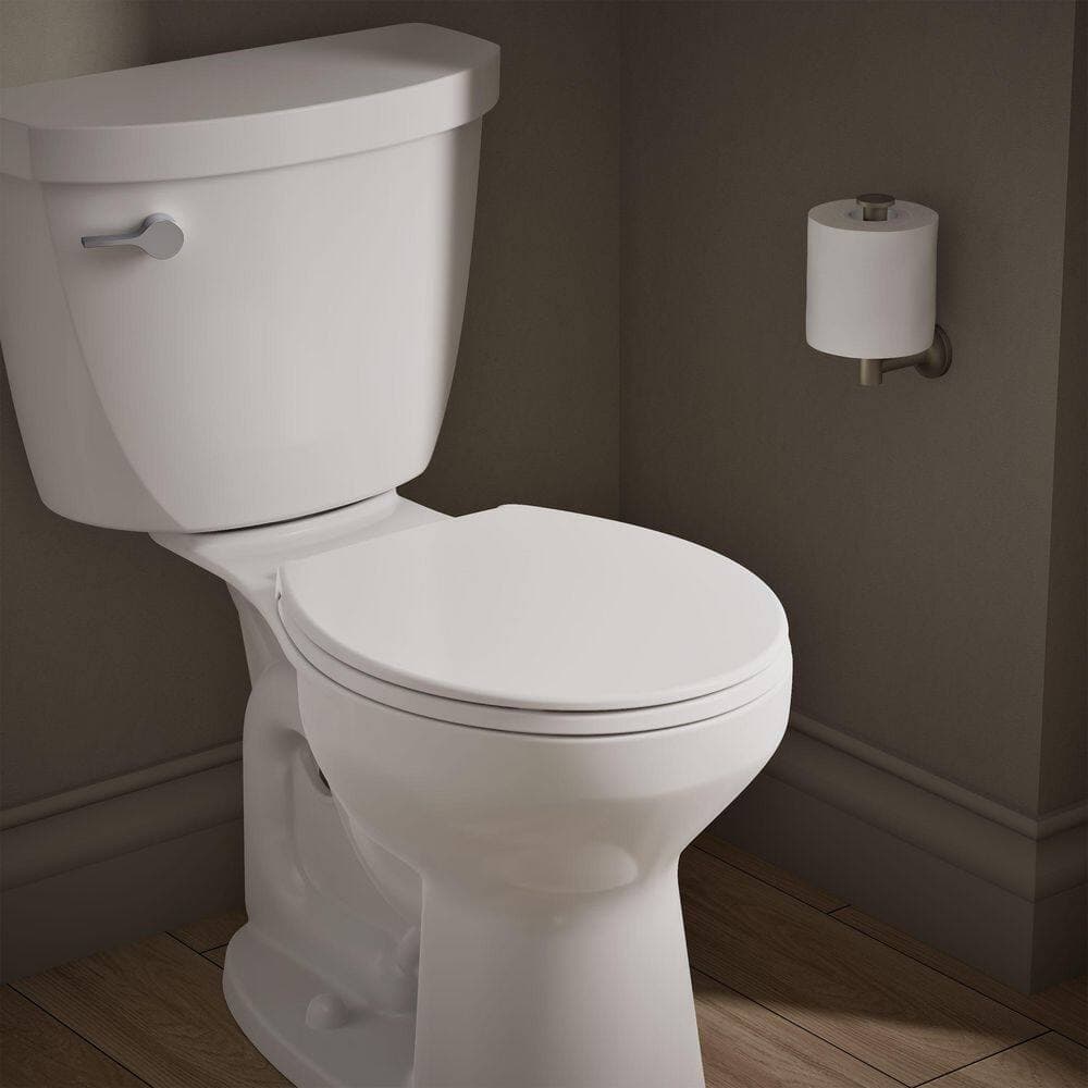 KOHLER Joist Round Front, Soft Close Toilet Seat with Grip tight Bumpers in White (3)