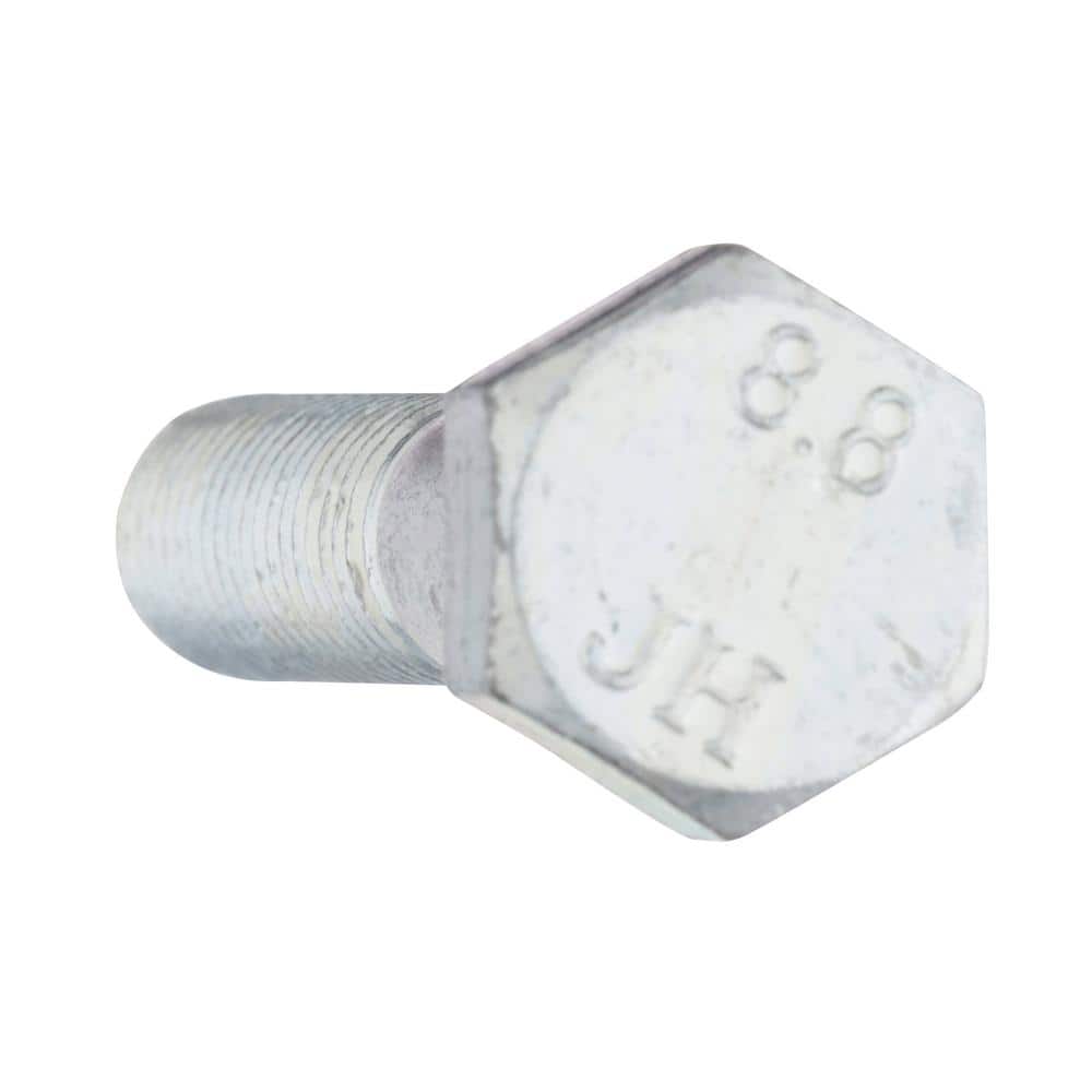 Everbilt M10-1.5 x 50 mm Class 8.8 Zinc Plated Hex Bolt (2)