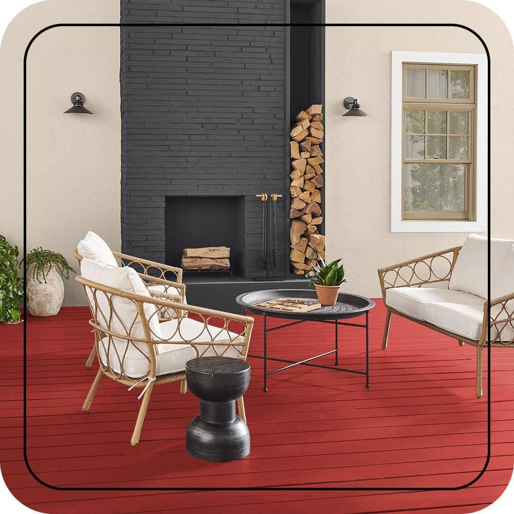 BEHR DECKplus #P170-7 Mph Color Waterproofing Exterior Wood Stain (4)
