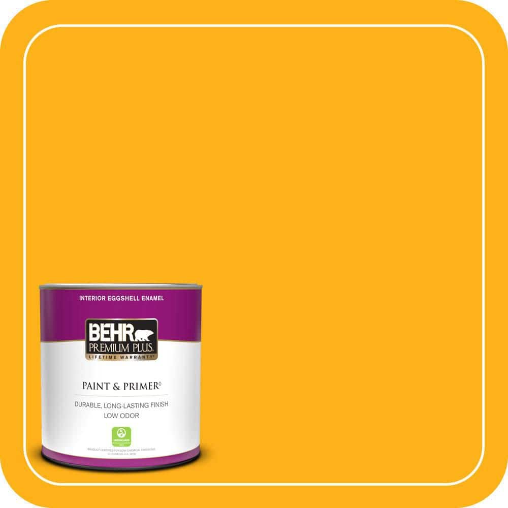 BEHR PREMIUM PLUS #S-G-340 Sun Ray Enamel Low Odor & Primer