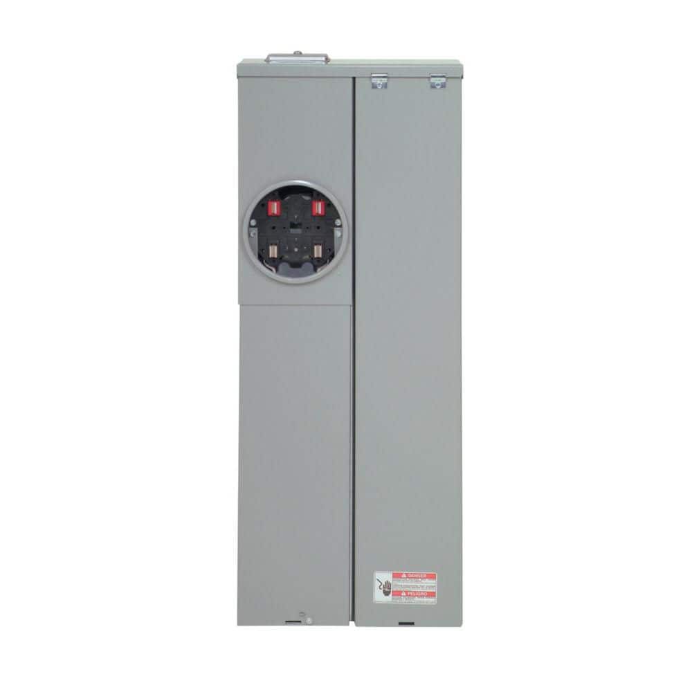 Eaton 200 Amp 20-Space 40-Circuit Surface EUSERC BR Type Main Meter Breaker