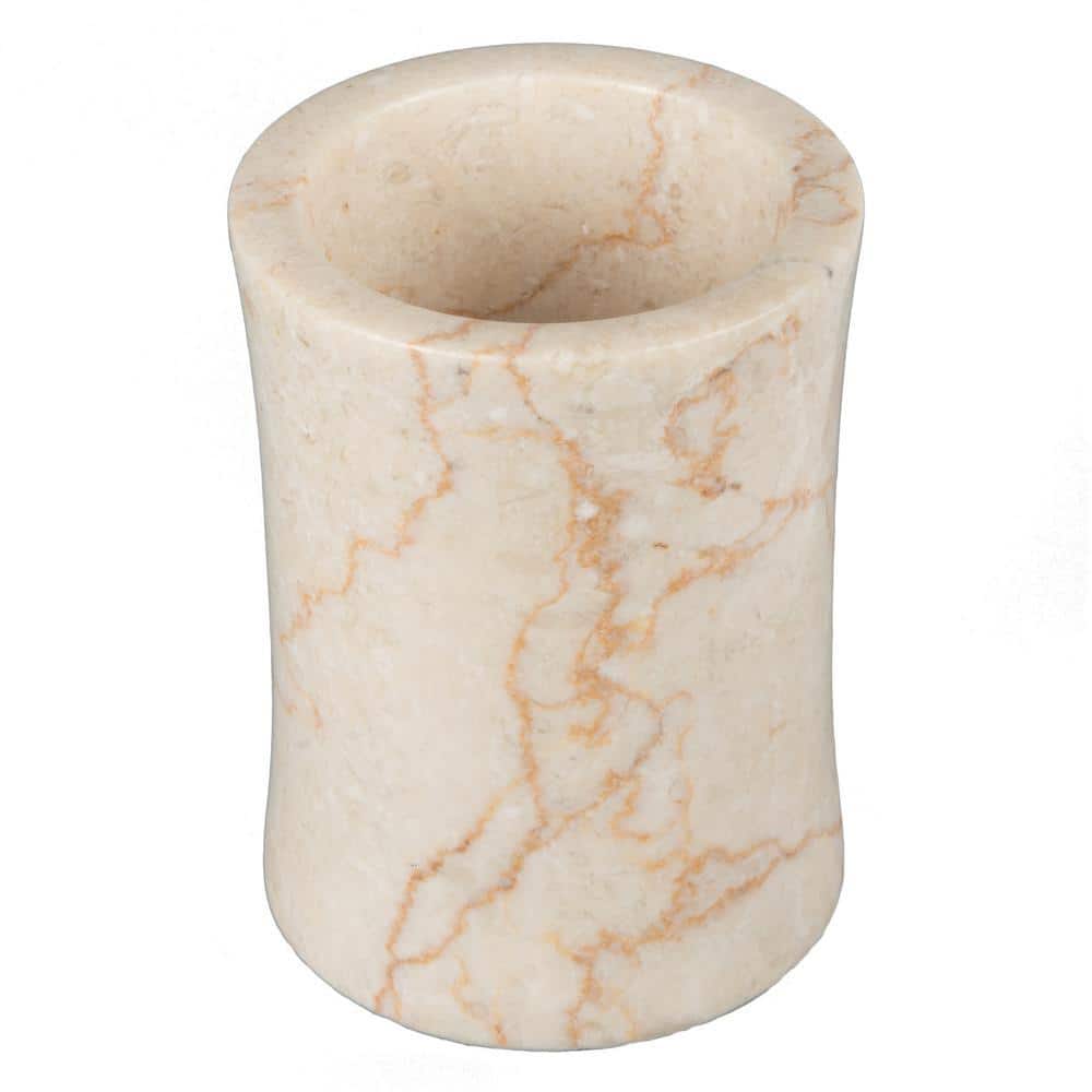 Creative Home Fenway Natural Marble Tumbler in Champagne Color (1)