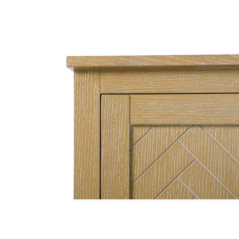 TIMELESS HOME 24 in. W x 18 in. D x 72 in. H Beige Freestanding Linen Cabinet in Linen Oak (3)