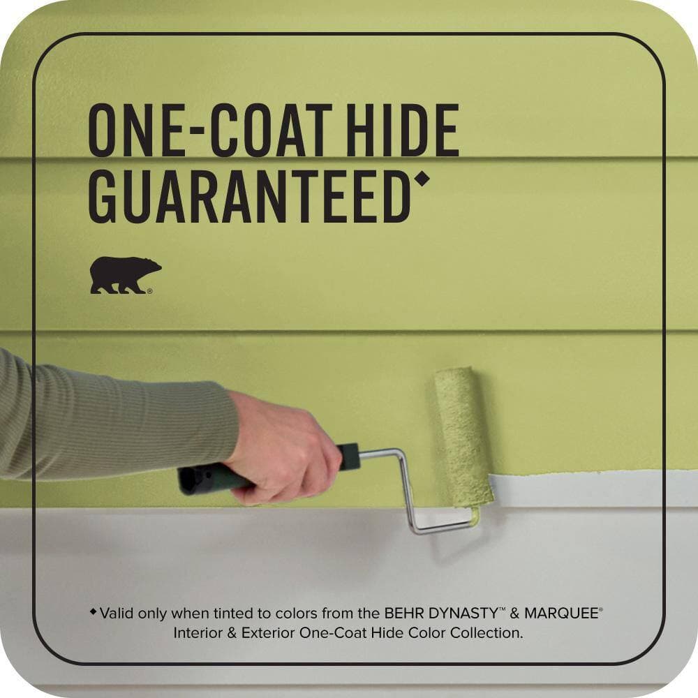 BEHR MARQUEE 5 gal. #P360-5 Citrus Peel Flat Exterior Paint & Primer (3)