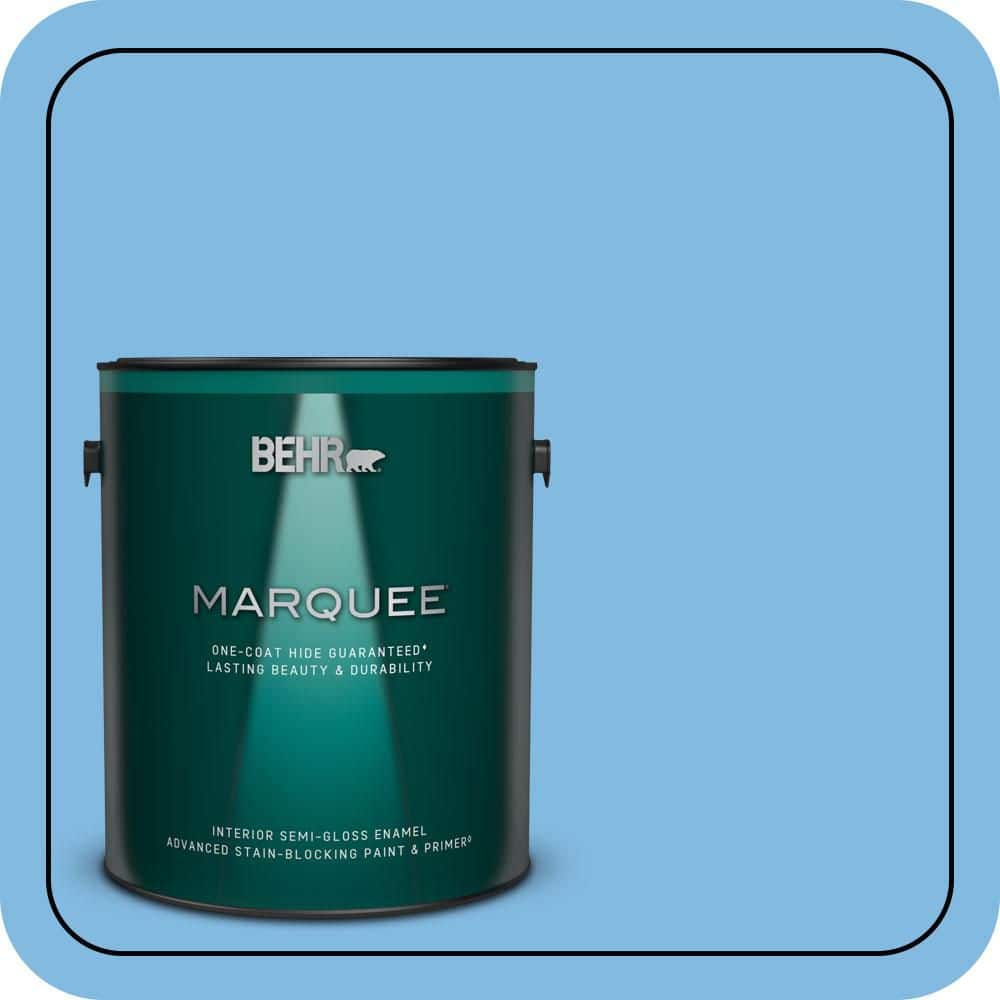 BEHR MARQUEE 1 gal. #560B-4 Enchanting Semi-Gloss Enamel Interior Paint & Primer