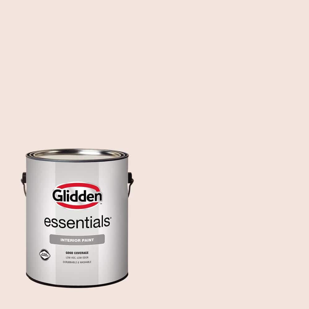 Glidden Essentials 1 gal. PPG1054-1 Winter Wedding Flat Interior Paint