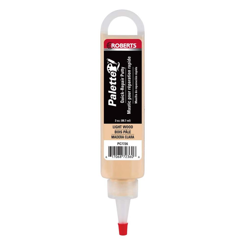ROBERTS Palette Quick-Repair Putty 3 oz. Light Wood for Wood, Laminate, and Vinyl Flooring