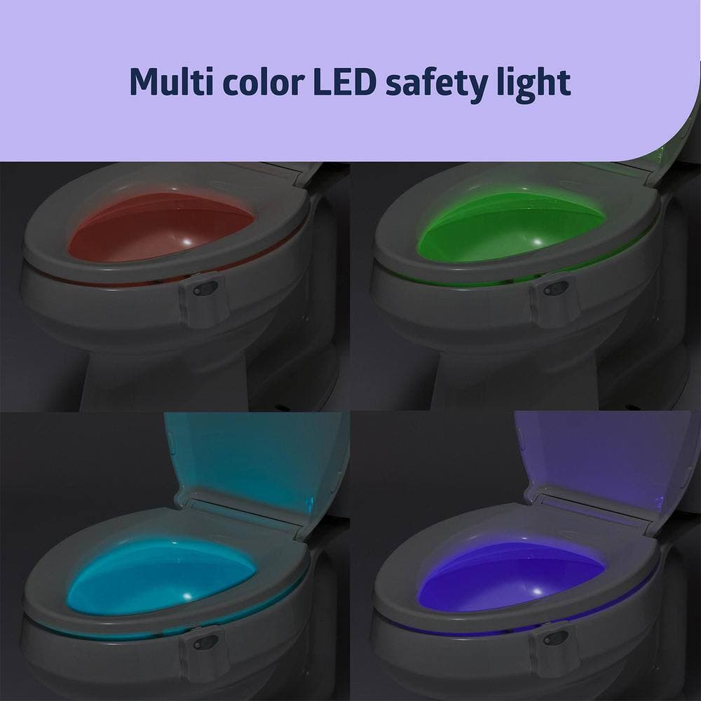 Unbranded Toilet Seat Riser with Motion Activated Night Light (2)