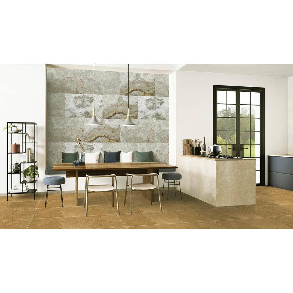 Dundee Deco Falkirk Johnstone 2/25 in. x 3 ft. x 2 ft. Beige Stone Veneer Decorative Wall Paneling 1-Pack (3)