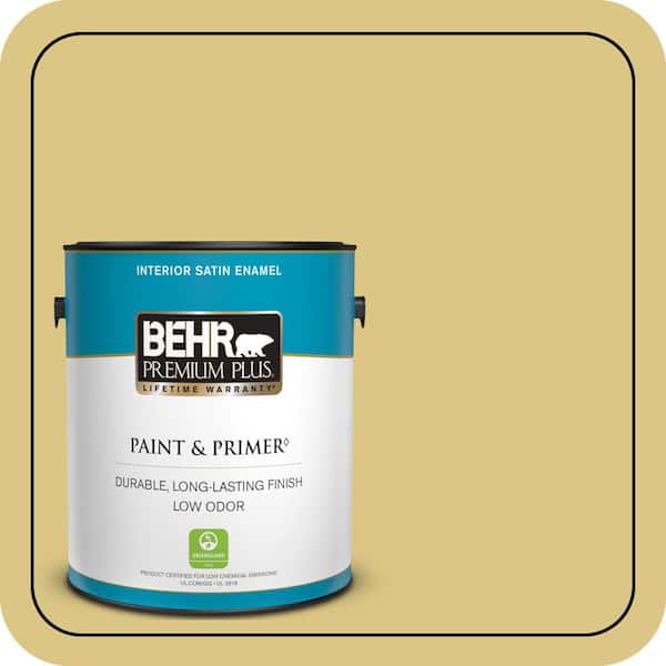 BEHR PREMIUM PLUS #390D-5 Sea Kelp Enamel Low Odor & Primer (2)
