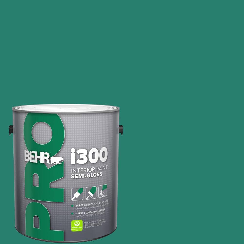 BEHR PRO 1 gal. #P440-7 Mermaid Sea Semi-Gloss Interior Paint