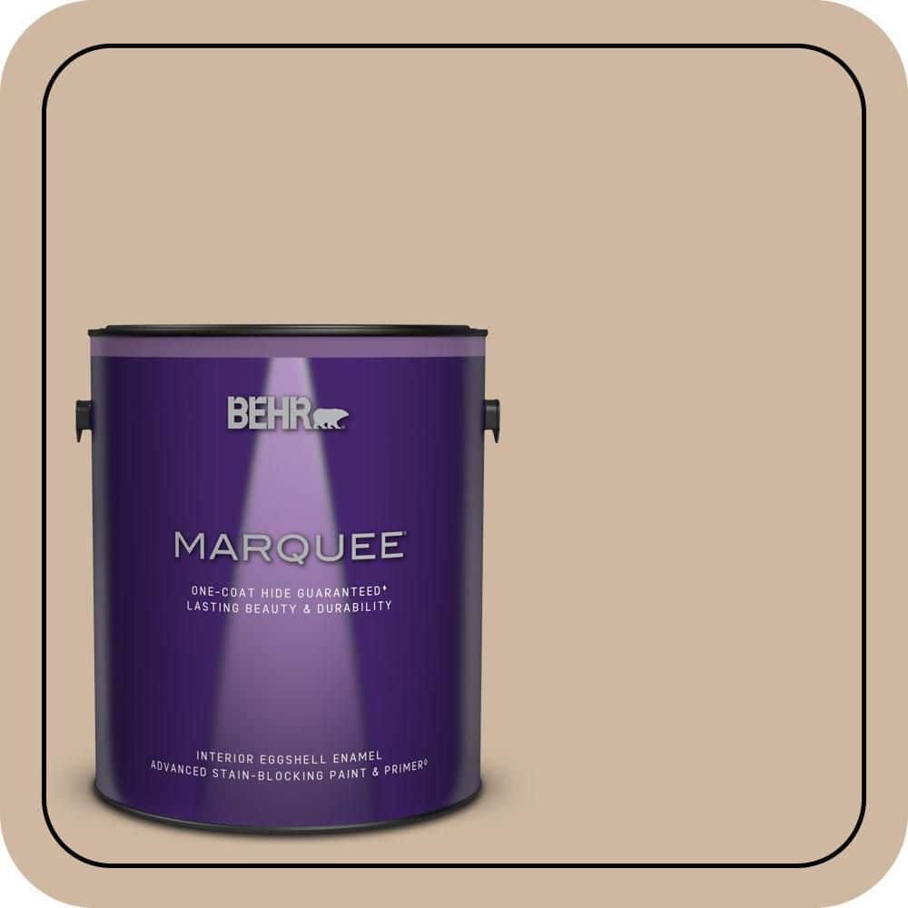 BEHR MARQUEE 1 gal. #N240-3 Sonoran Desert One-Coat Hide Eggshell Enamel Interior Paint & Primer (1)