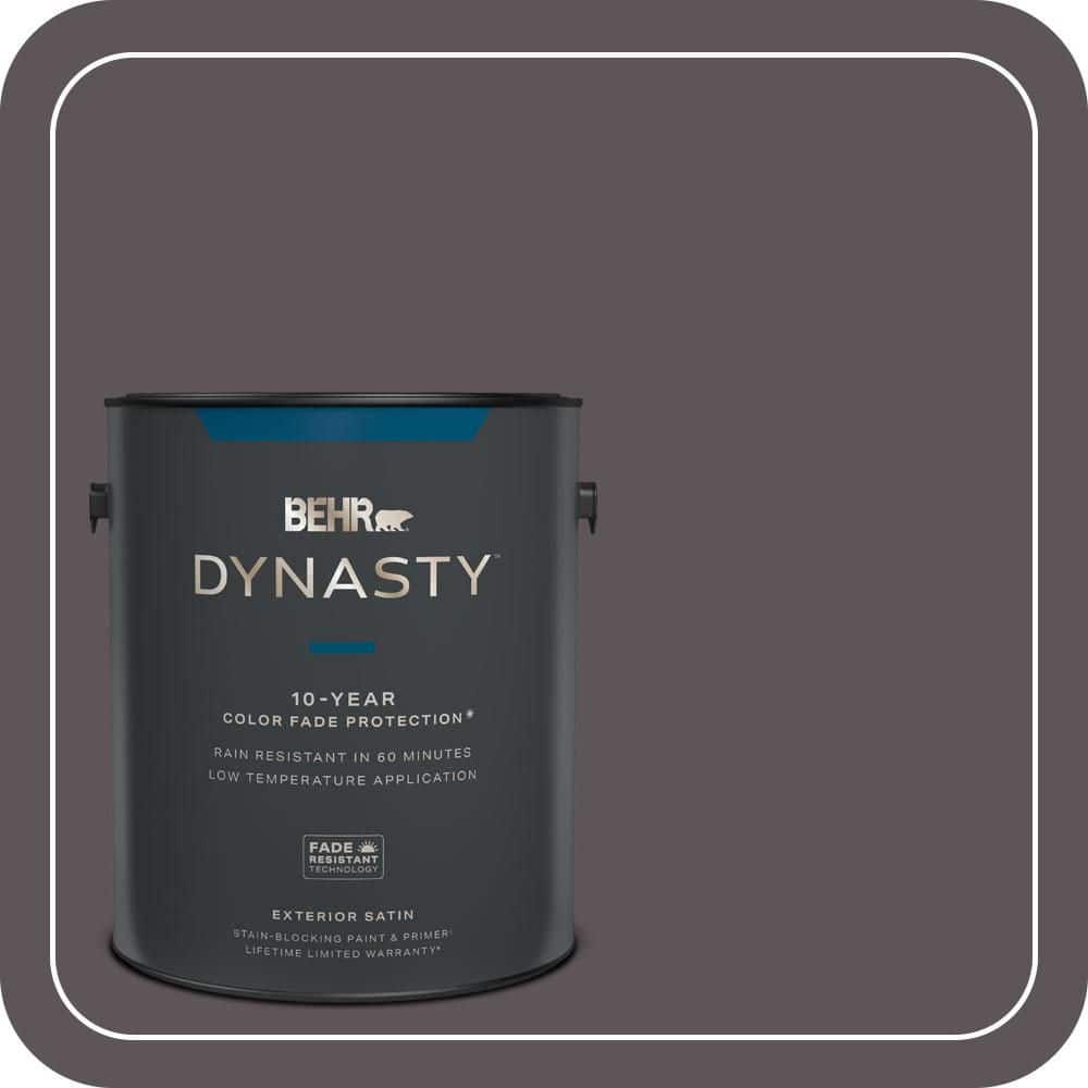 BEHR DYNASTY 1 gal. #N570-6 Virtuoso Satin Enamel Exterior Stain-Blocking Paint & Primer