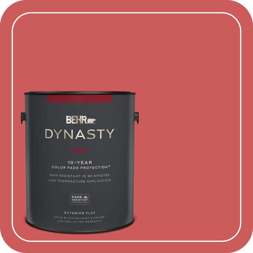 BEHR DYNASTY 1 gal. #P160-5 Pinkadelic Flat Exterior Stain-Blocking Paint & Primer