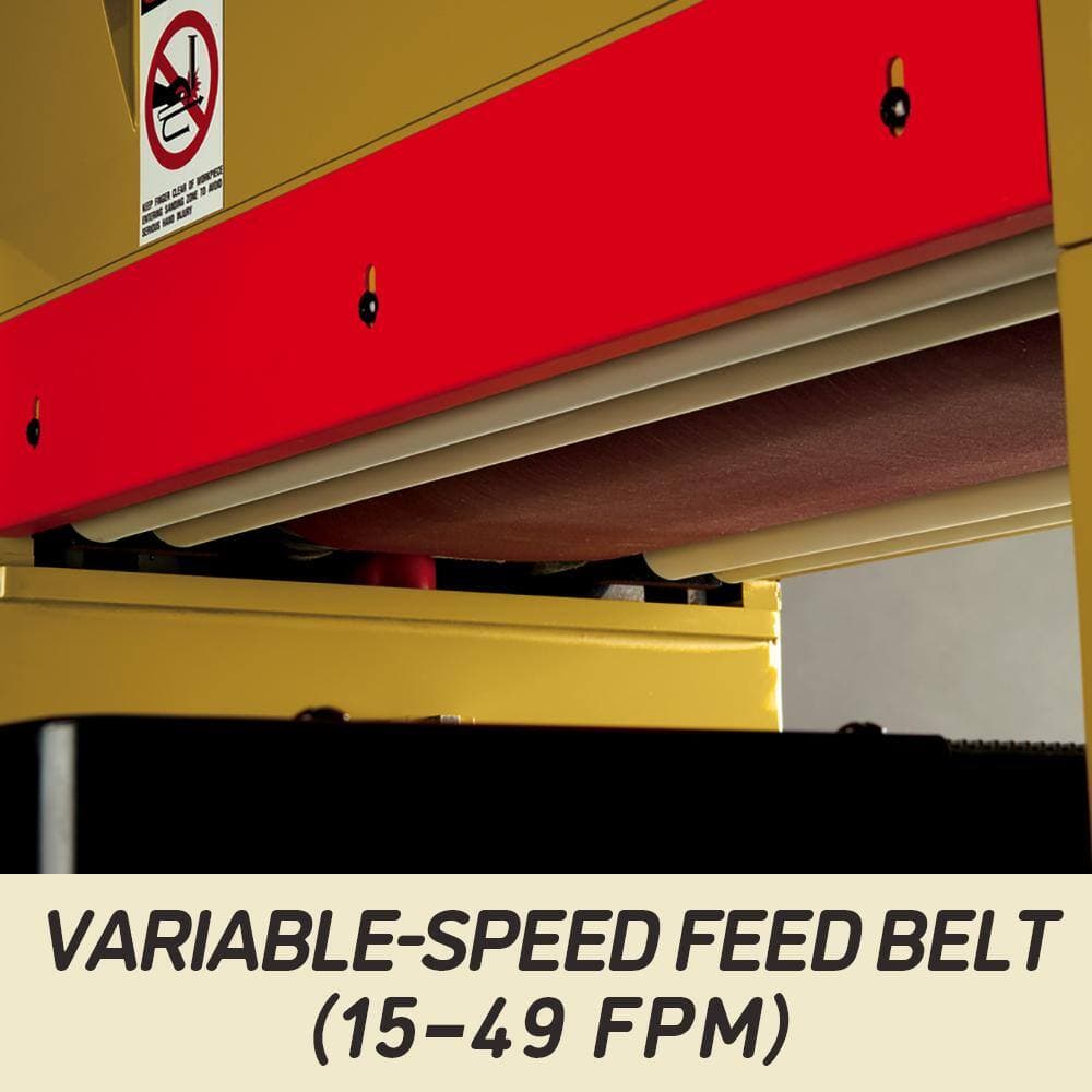 Powermatic WB-37 37 in. W Belt Sander, 20 HP 3 PH 230-Volt/460-Volt, Vari Speed, DRO (2)