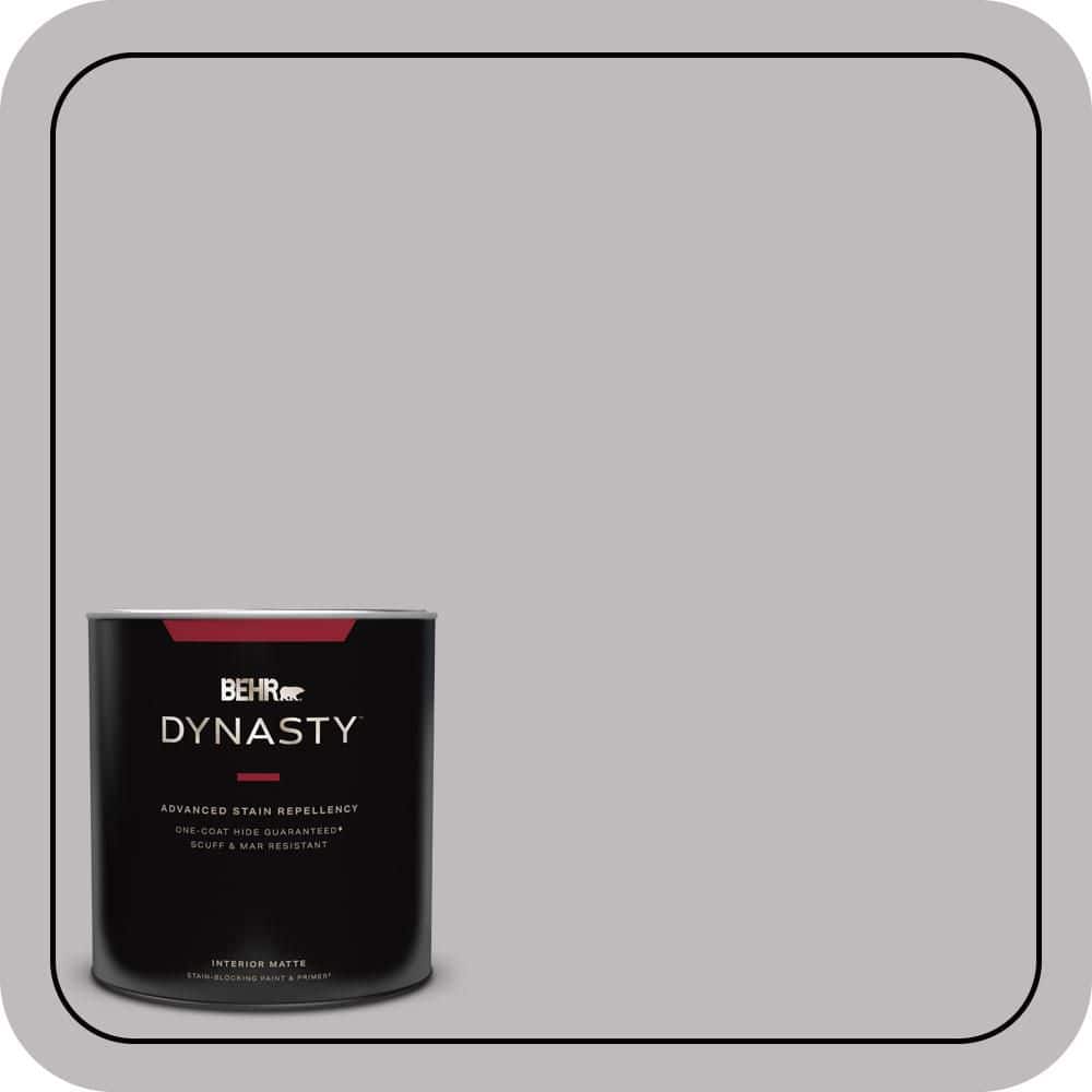 BEHR DYNASTY 1 qt. #PPU16-11 Grape Creme Matte Interior Stain-Blocking Paint & Primer