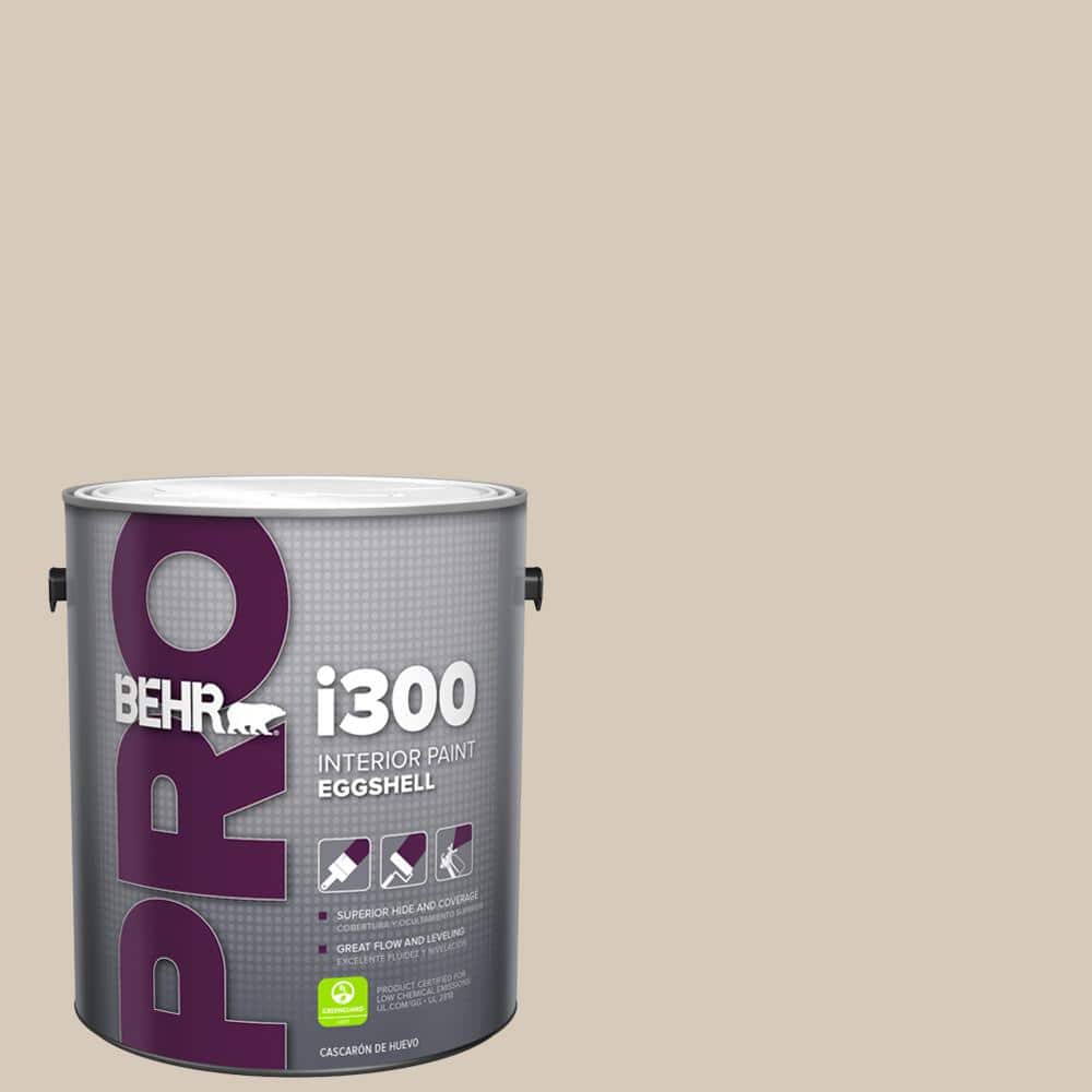 BEHR PRO 1 gal. #PPU5-12 Almond Wisp Eggshell Interior Paint (1)