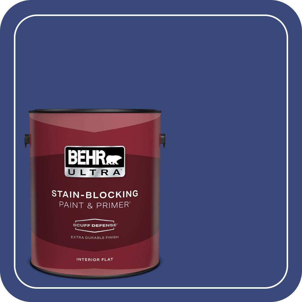 BEHR ULTRA 1 gal. #MQ5-49 Expressionism Extra Durable Flat Interior Paint & Primer (1)