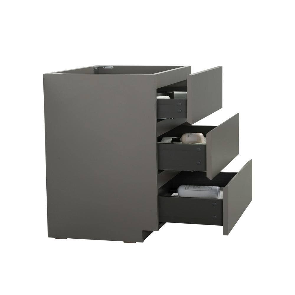 Sarlai 35.60 in. Floor Bath Vanity Cabinet without Top in Gray (2)