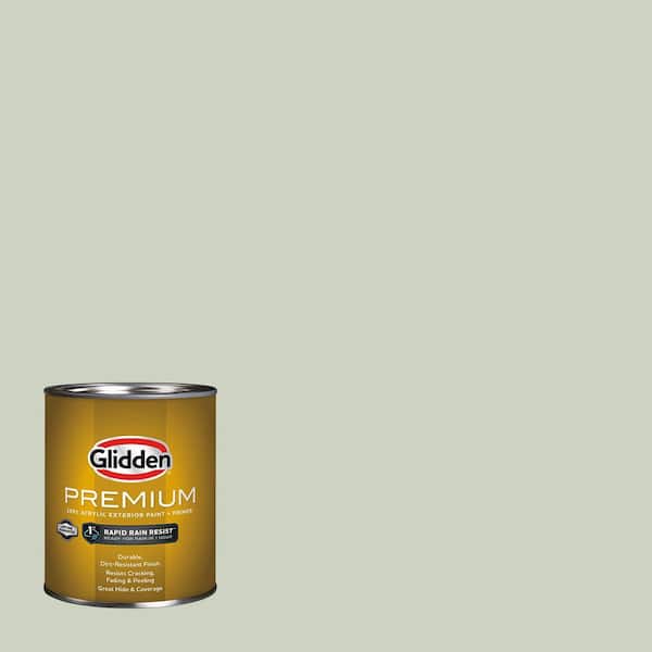 Glidden Premium 1 qt. Merry Music PPG1127-3 Satin Exterior Latex Paint (2)