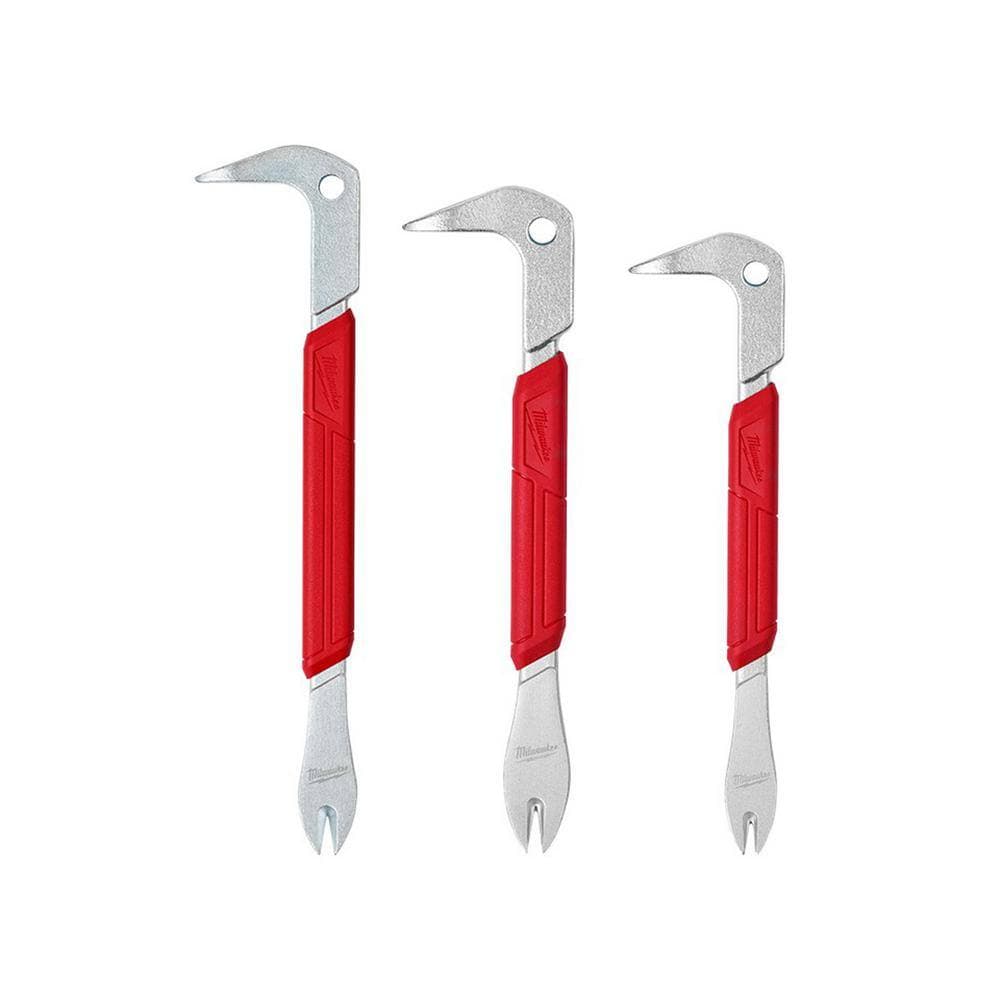 Milwaukee 12 in. Nail Puller with Dimpler with 10 in. Nail Puller with Dimpler & 9 in. Nail Puller with Dimpler (3-Piece)