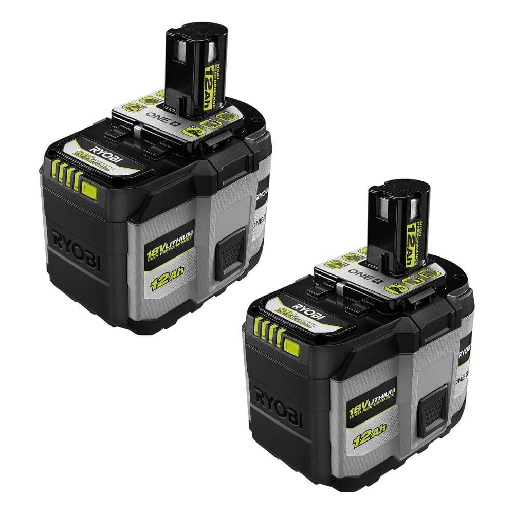 RYOBI ONE+ HP 18V 12.0 Ah Lithium Battery (2-Pack)