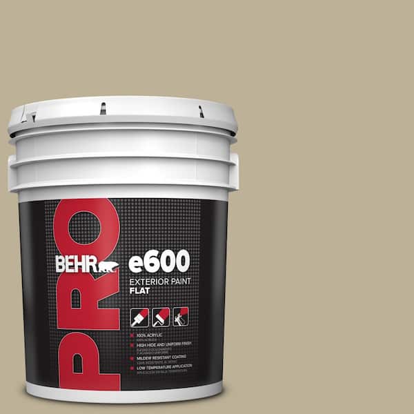BEHR PRO 5 gal. #770D-4 Clay Pebble Flat Exterior Paint (2)