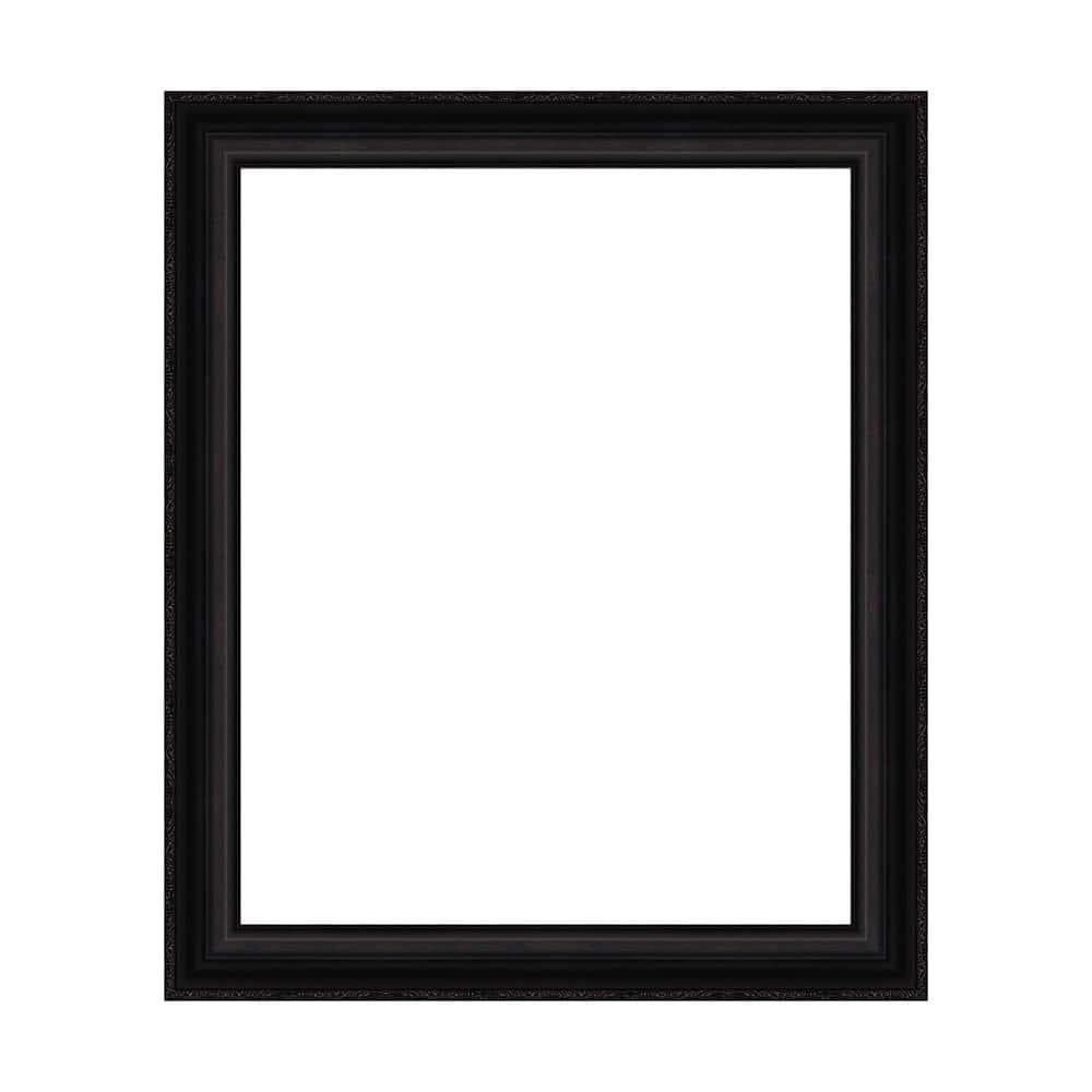 Amanti Art Mirror Makeover Parlor Black 31.25 in. W x 37.25 in. H Bathroom Mirror Frame Border Kit-Fits a 30 x 36 mirror (1)