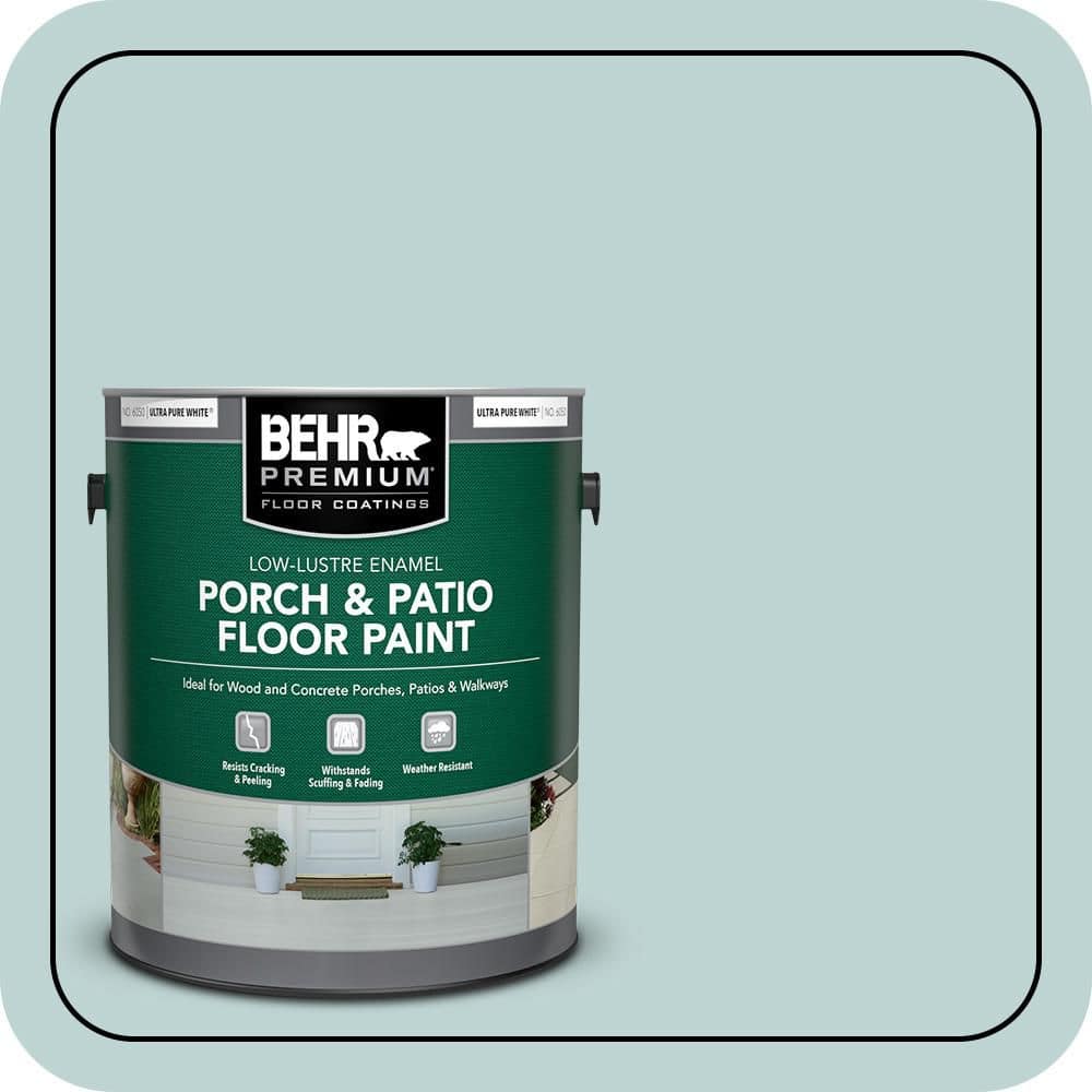 BEHR PREMIUM #500E-3 Low-Lustre Enamel Interior/Exterior Porch and Patio Floor Paint (1)