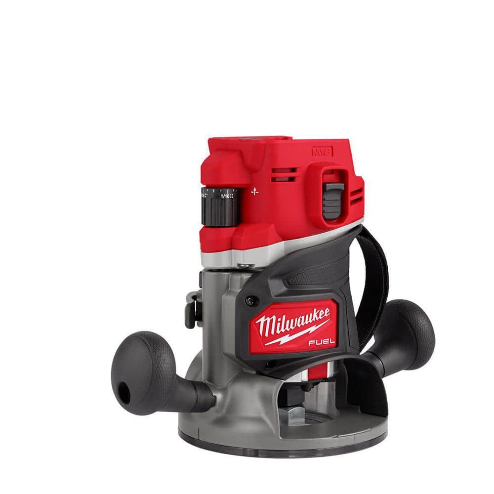 Milwaukee M18 FUEL 18-Volt Lithium-Ion Cordless Brushless 1/2 in. Router Plunge Base Kit