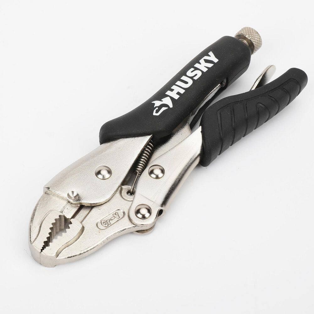 Husky 7 in. Straight Jaw Locking Pliers With Rubber Grip (3)