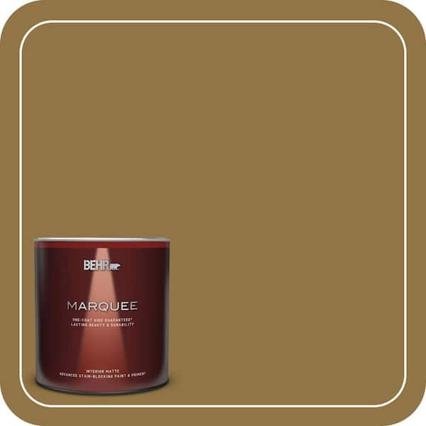 BEHR PREMIUM PLUS #350D-7 Cattail Brown Enamel Low Odor & Primer (3)