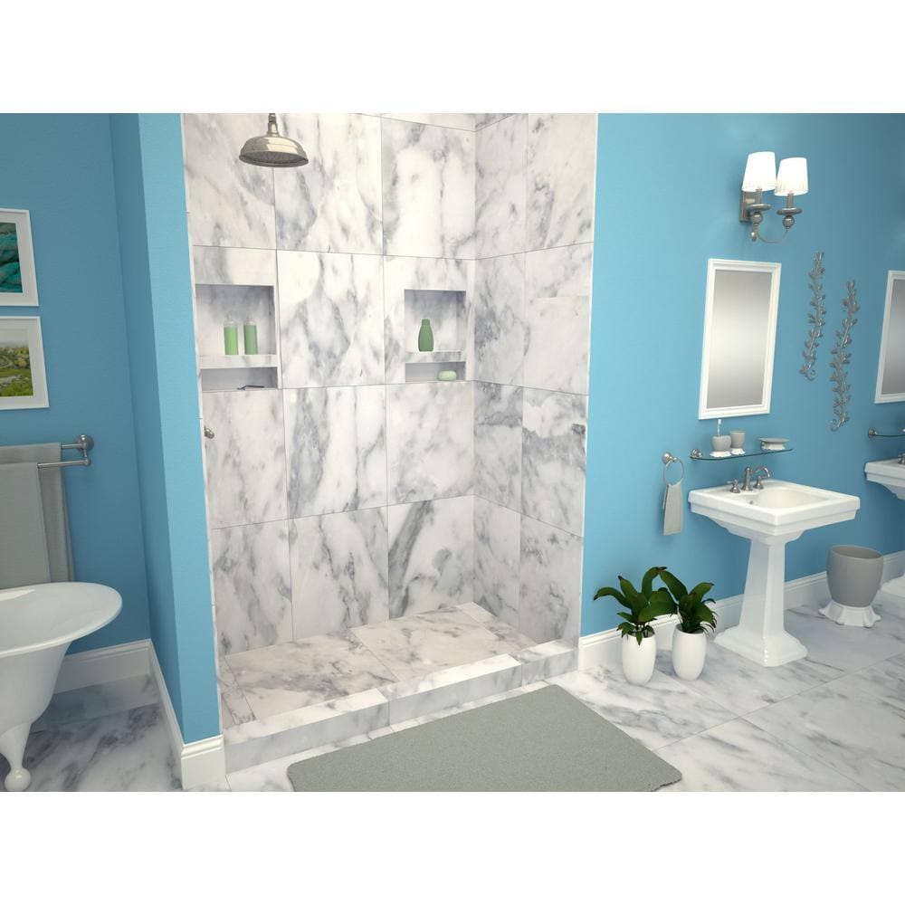 Tile Redi Redi Trench 30 in. x 48 in. Single Threshold Shower Base with Left Drain and Tileable Trench Grate (2)