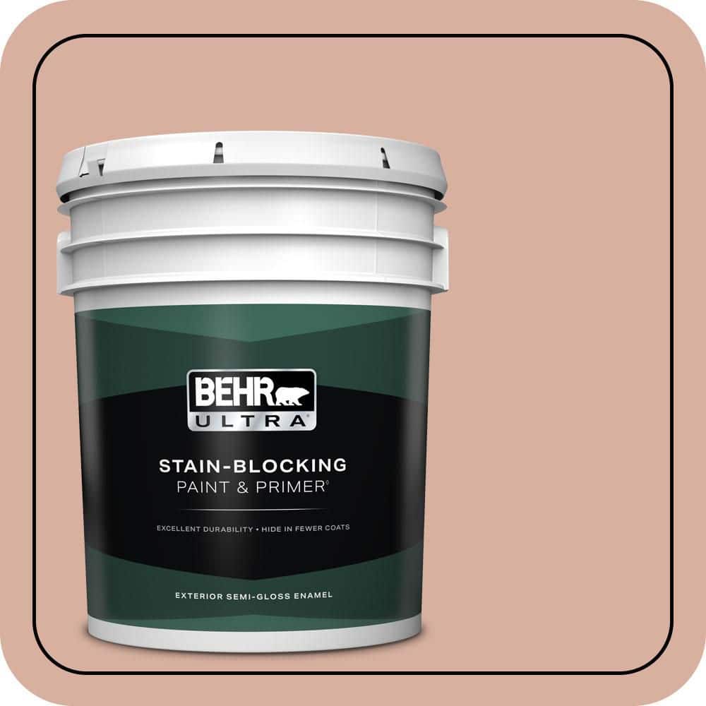 BEHR ULTRA 5 gal. #S180-3 Flowerpot Semi-Gloss Enamel Exterior Paint & Primer