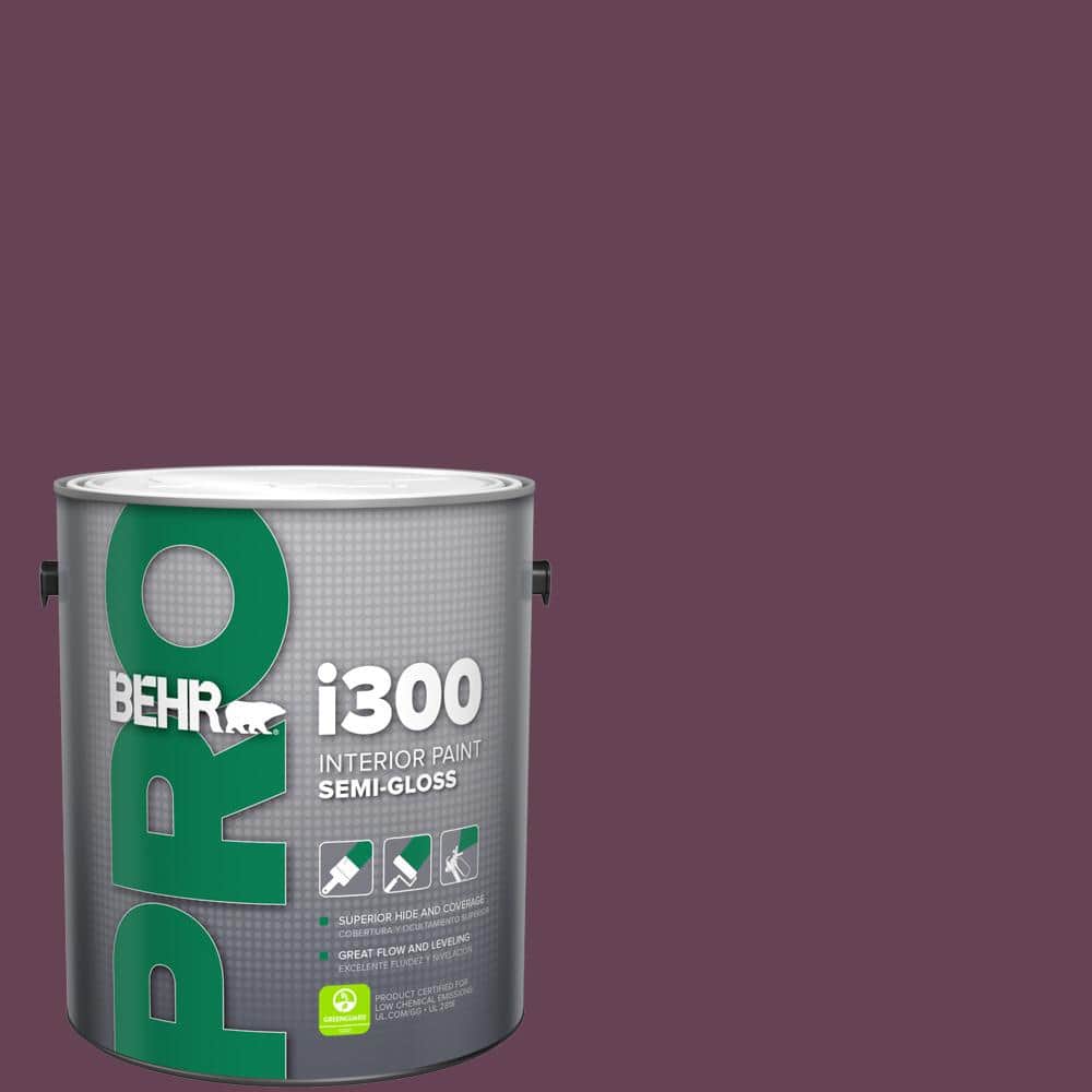 BEHR PRO 1 gal. #S-G-690 Delicious Berry Semi-Gloss Interior Paint