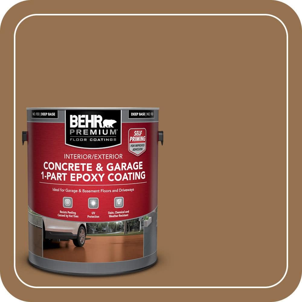 BEHR PREMIUM #S280-7 Self-Priming 1-Part Epoxy Satin Interior/Exterior Concrete and Garage Floor Paint (1)
