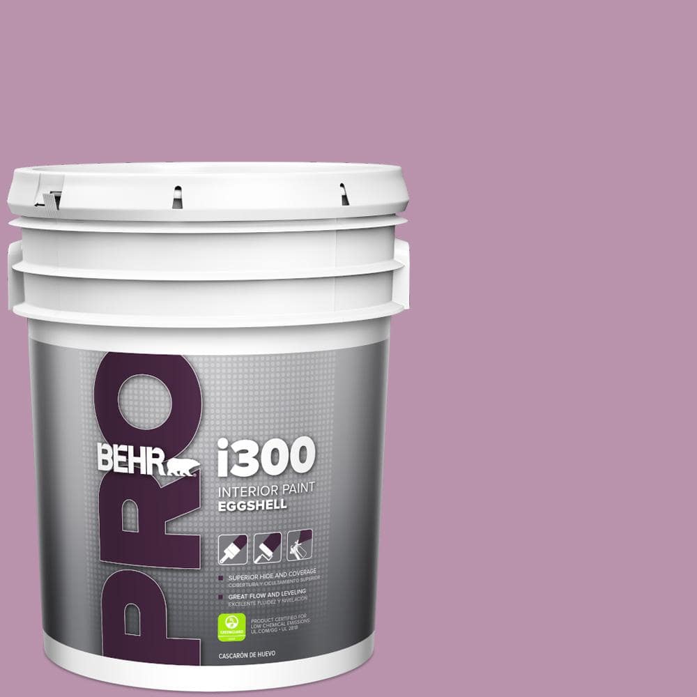 BEHR PRO 5 gal. #680D-5 Bed of Roses Eggshell Interior Paint