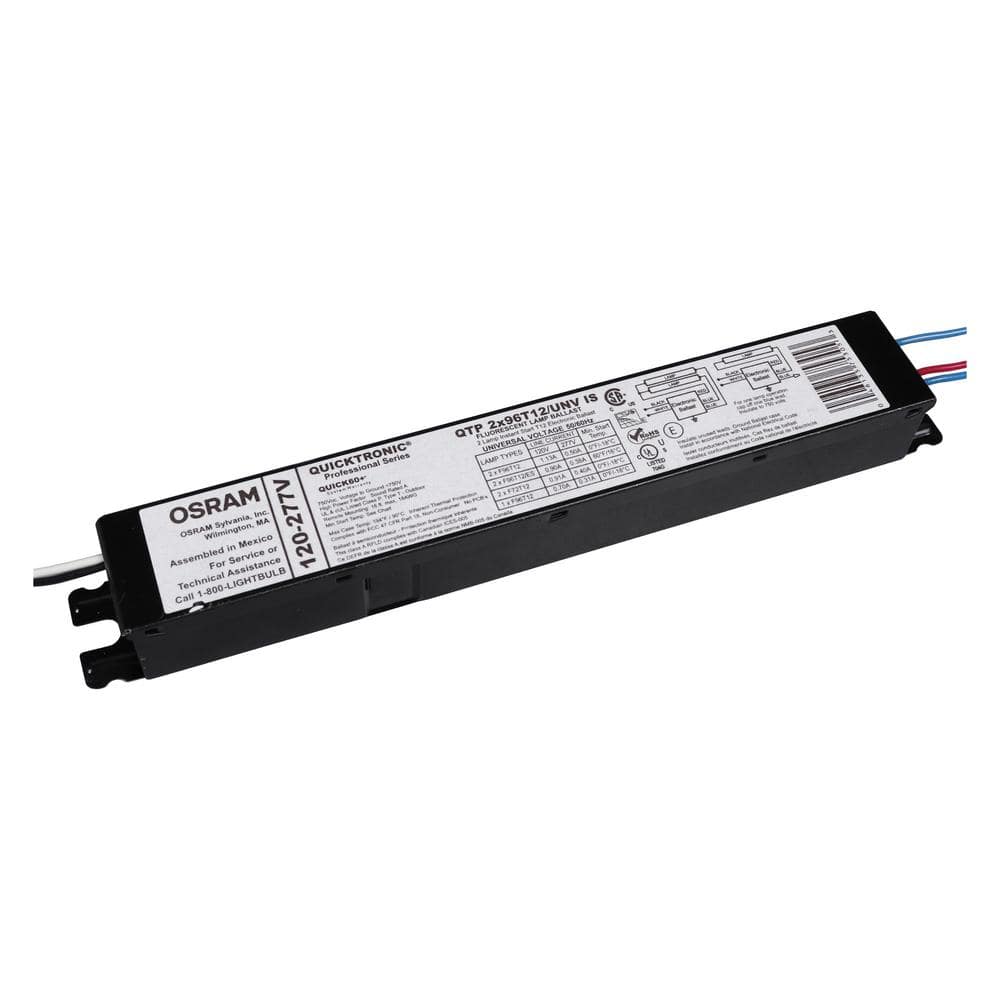 Sylvania Two 96-Watt T12 Lamps High Efficiency Instant Start Electronic Ballast (2)