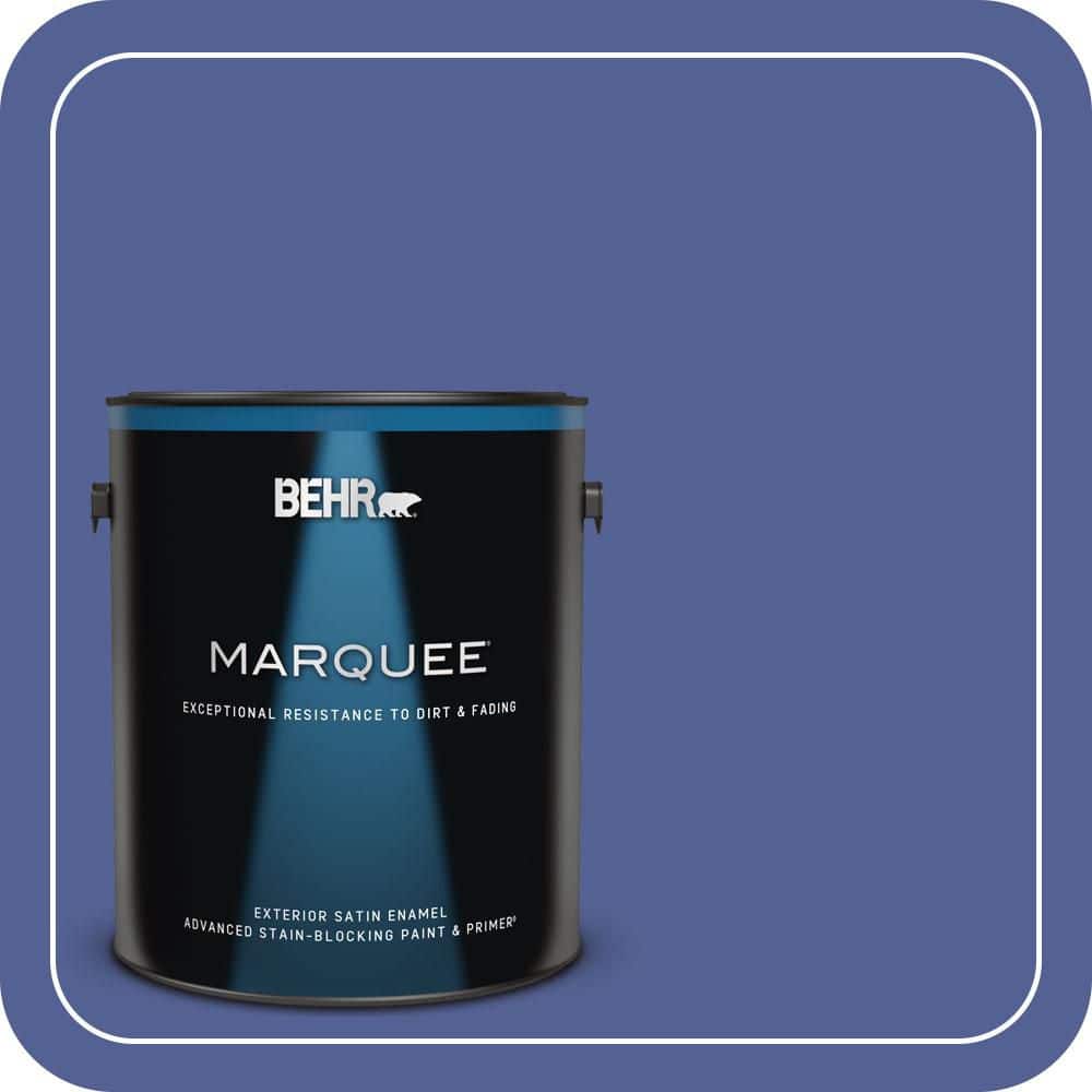 BEHR MARQUEE 1 gal. #610B-7 Breathtaking Satin Enamel Exterior Paint & Primer