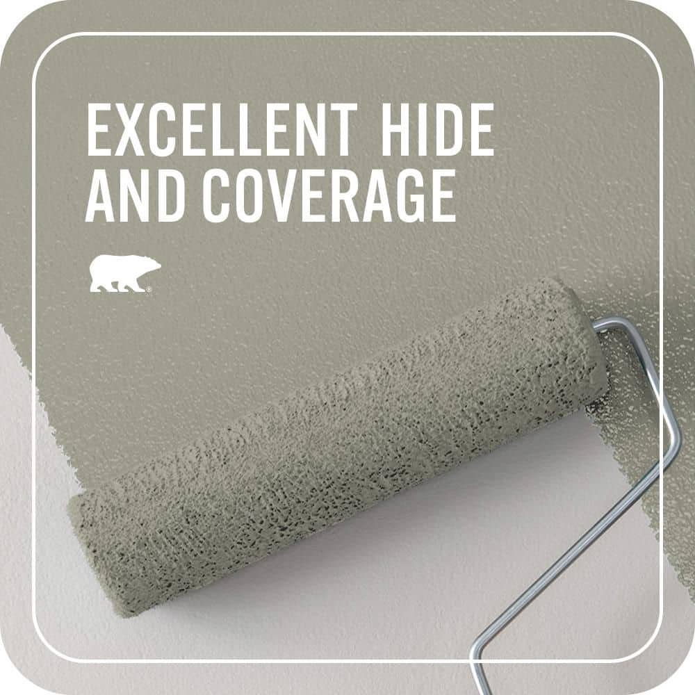 BEHR PREMIUM PLUS Home Decorators Collection #HDC-NT-01 Woodland Sage Flat Interior/Exterior Paint & Primer Color Sample (4)