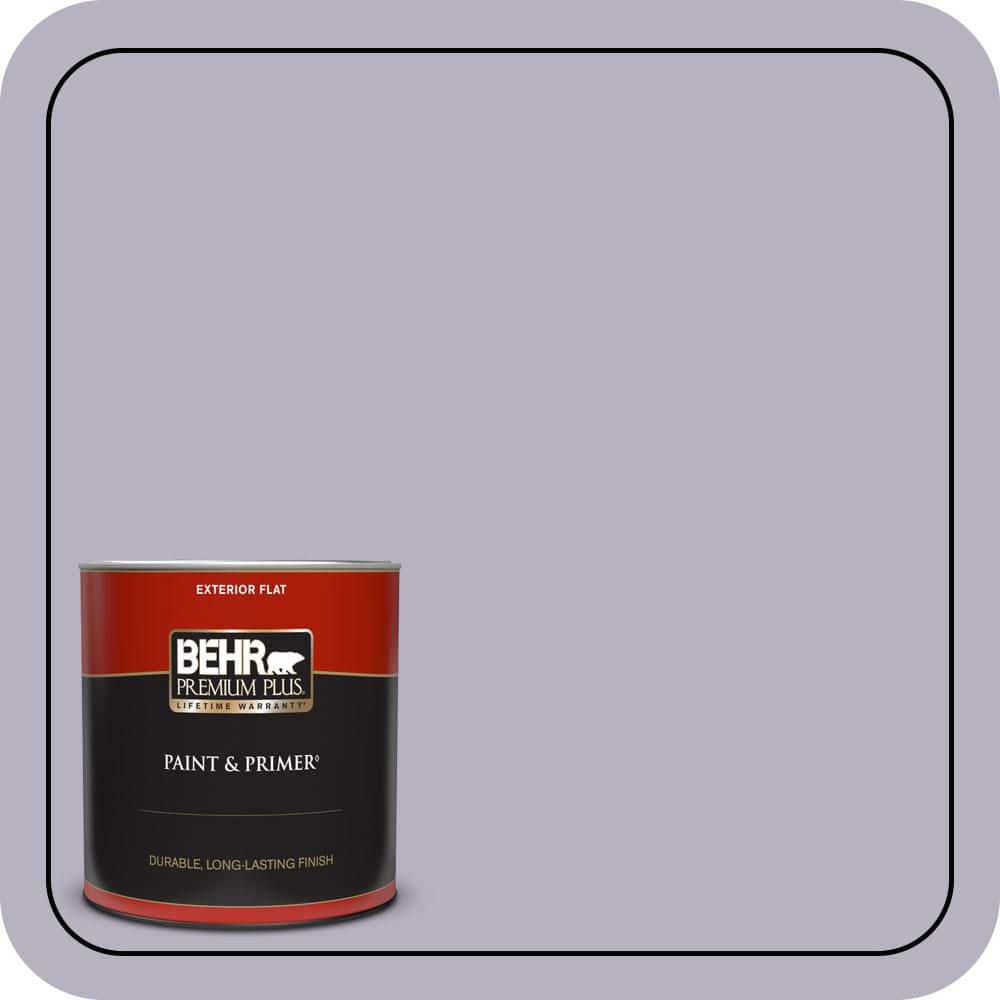 BEHR PREMIUM PLUS 1 qt. #N560-2 Coveted Gem Flat Exterior Paint & Primer